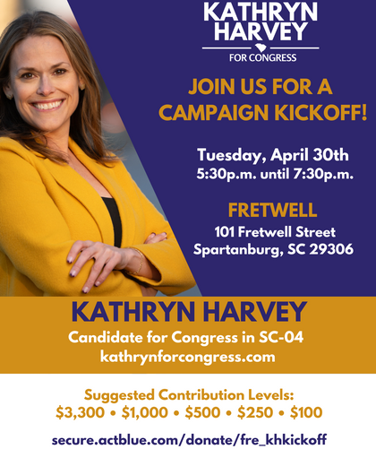 Join us for the Kathryn for Congress Campaign Kickoff!