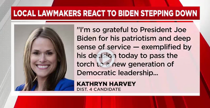 SC representatives Kathryn Harvey and Jim Clyburn express support for Biden and Harris